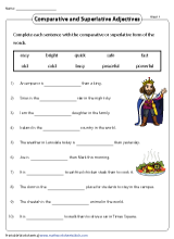 English Language Arts Worksheets