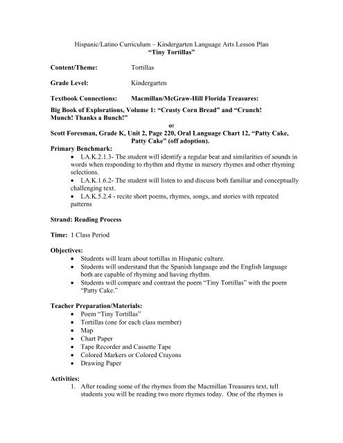 Nursery Rhymes. Kindergarten ELA Worksheets and Answer key.