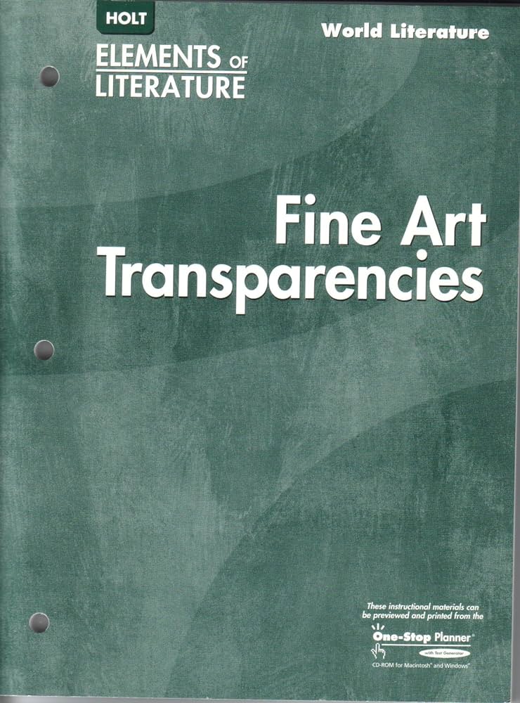 Elements of Literature: World Literature - Fine Art ... - Amazon.co.jp