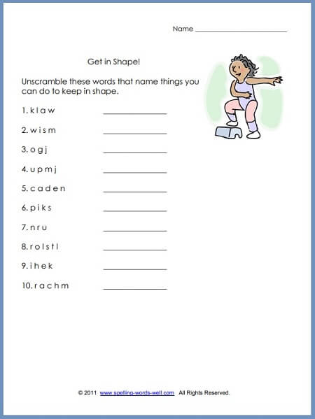 language arts worksheet grade 4