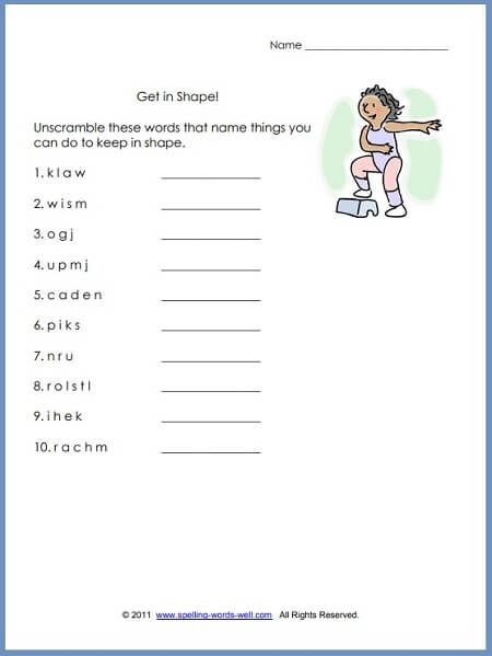 language arts worksheet grade 6