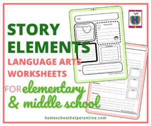 Language Arts Worksheets - Homeschool Helper Online
