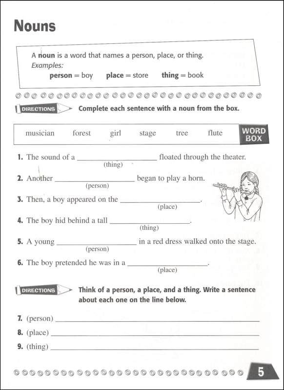 language arts worksheet