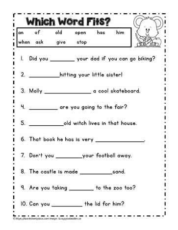 Reading Worksheet - 3 Worksheets