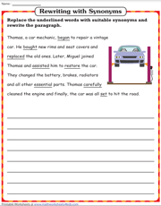 5th Grade Language Arts Worksheets