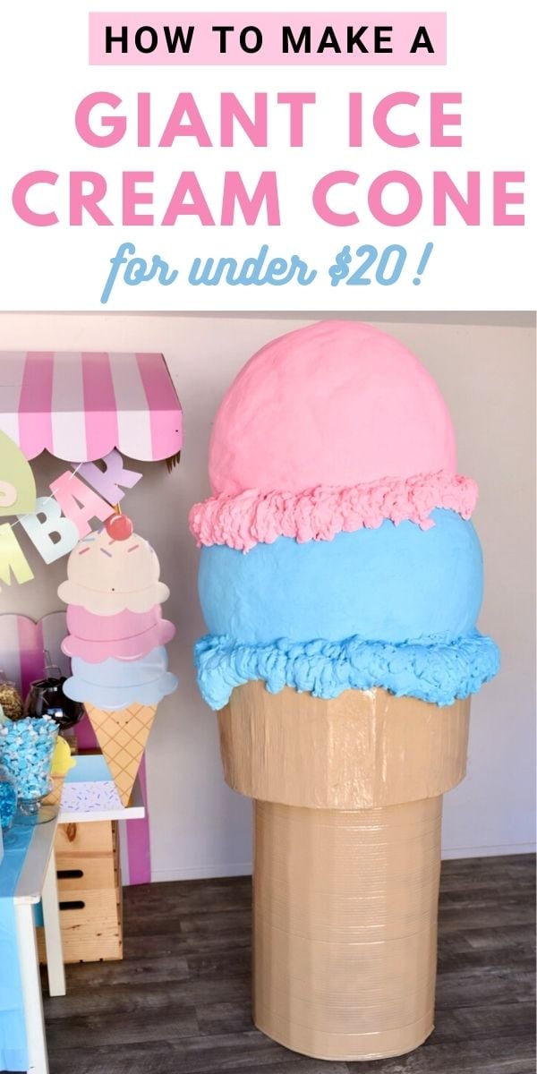 large ice cream cone printable