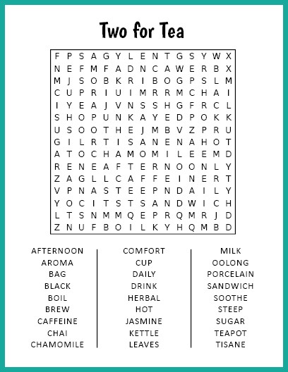 Large Print Word Search Puzzles