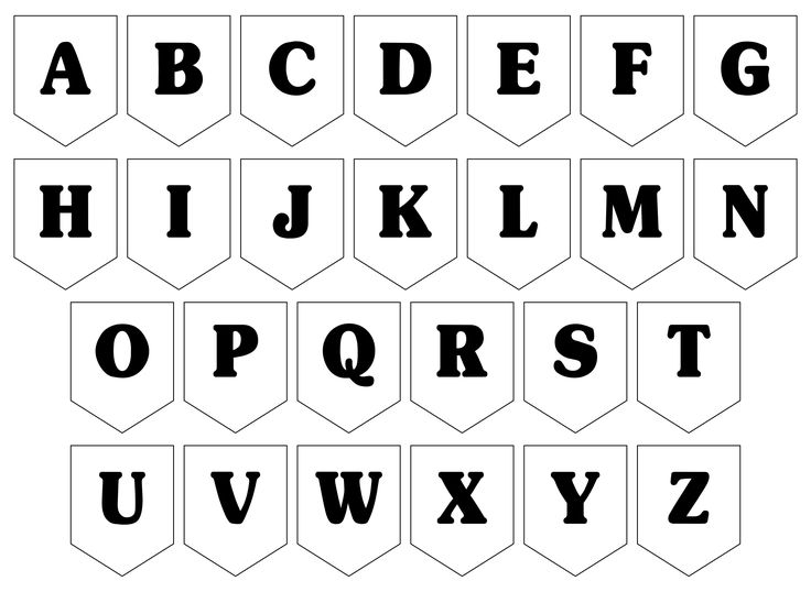 Large Letters DIY - 10 Free PDF Printables | Printablee