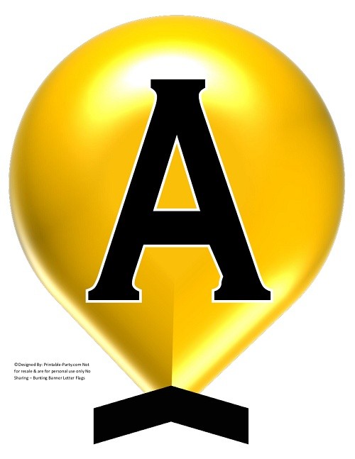 large printable banner letters