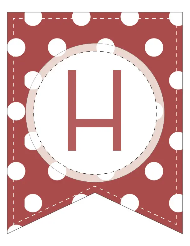 Free printable banner letters