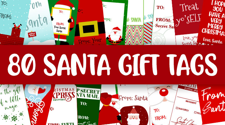 large printable gift tags from santa