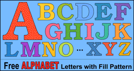 Alphabet Letters and Numbers (Large Printable Stencils) - DIY ...