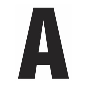 Printable Letters | Big letters, 1 character per page