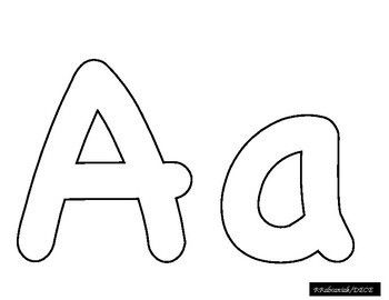 large printable letters for preschool