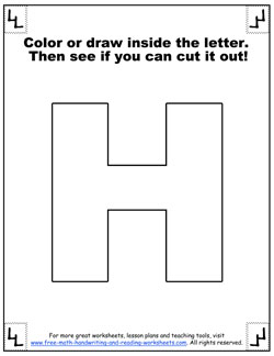 large printable letters for preschool