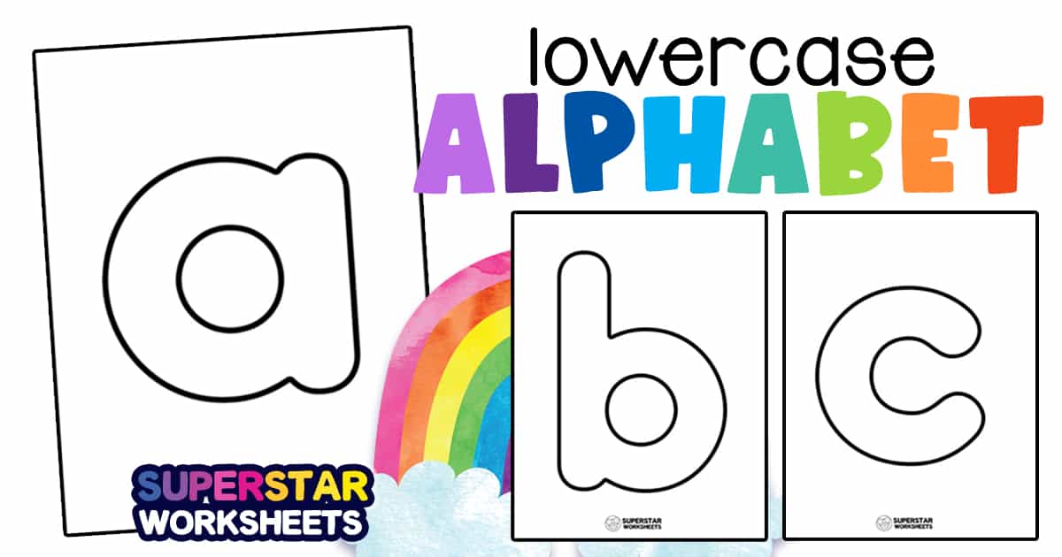 Printable Alphabet Lowercase Letters -Worksheets Library