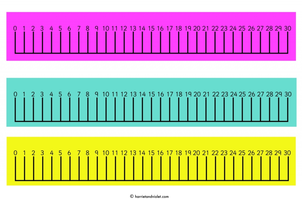 Printable number line to 30 TPT Worksheets Library