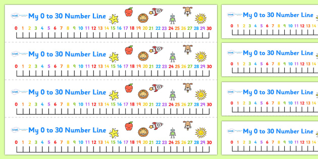 free-fun-colour-number-line-0-30-teacher-made-twinkl-worksheets-library for Free Printable Number Line To 30 FREE! - Fun Colour Number Line 0-30 (teacher made) - Twinkl - Worksheets Library for Free Printable Number Line To 30