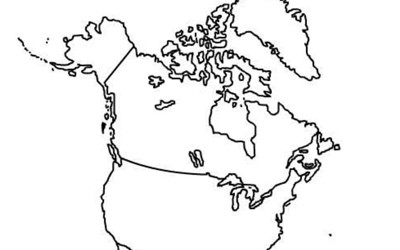 large printable outline map of the united states