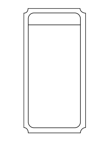 Blank Raffle Ticket - Tims Printables