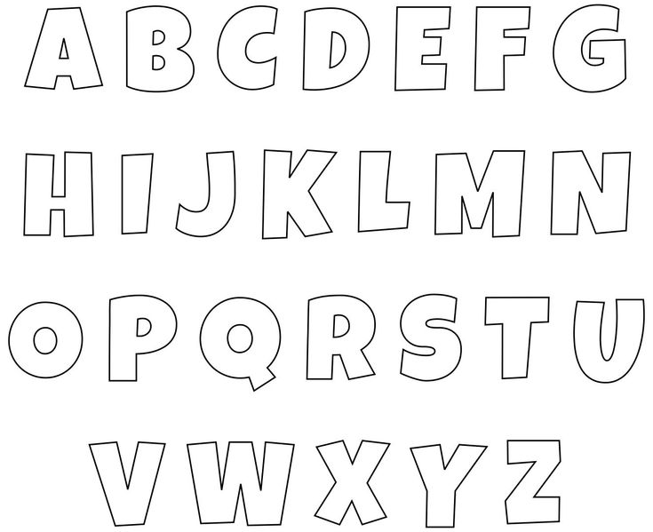 4 Inch Alphabet Stencils - 10 Free PDF Printables | Printablee