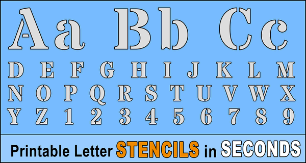 25+ Large Alphabet Letter Templates &  Designs