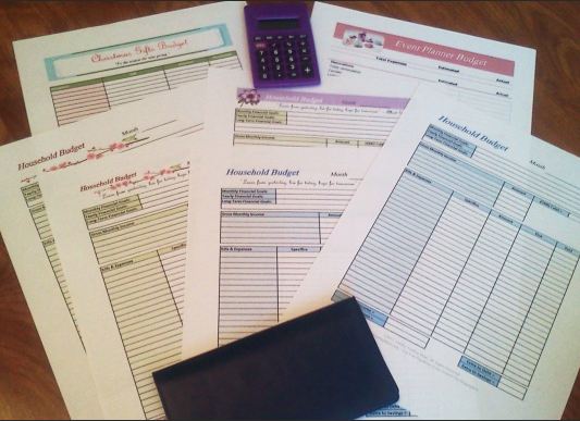 Free Printable Budgeting Worksheets