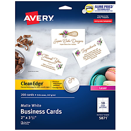 laser printable magnetic business cards