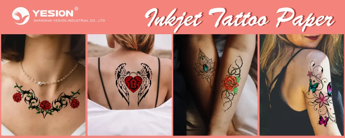 laser printable temporary tattoo paper