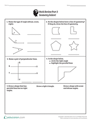 last line math worksheet answers