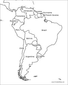 Countries and Territories of South America Lesson Plans ...
