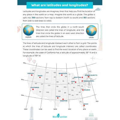 Longitude And Latitude Worksheets For Kids | Free &  Printable ...