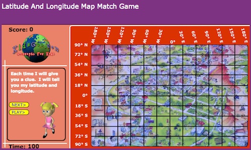 latitude and longitude games