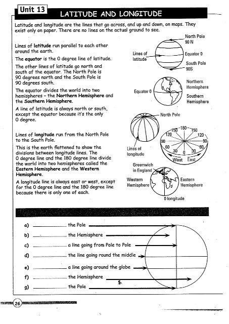 latitude and longitude worksheet pdf