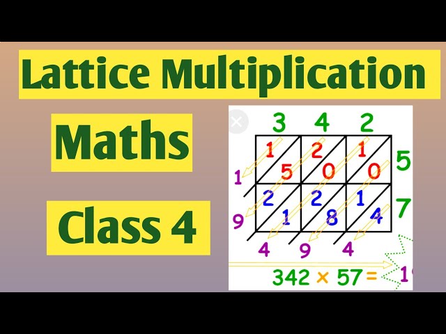 lattice multiplication worksheet 5 7