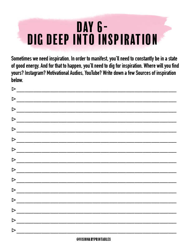 law of attraction worksheet