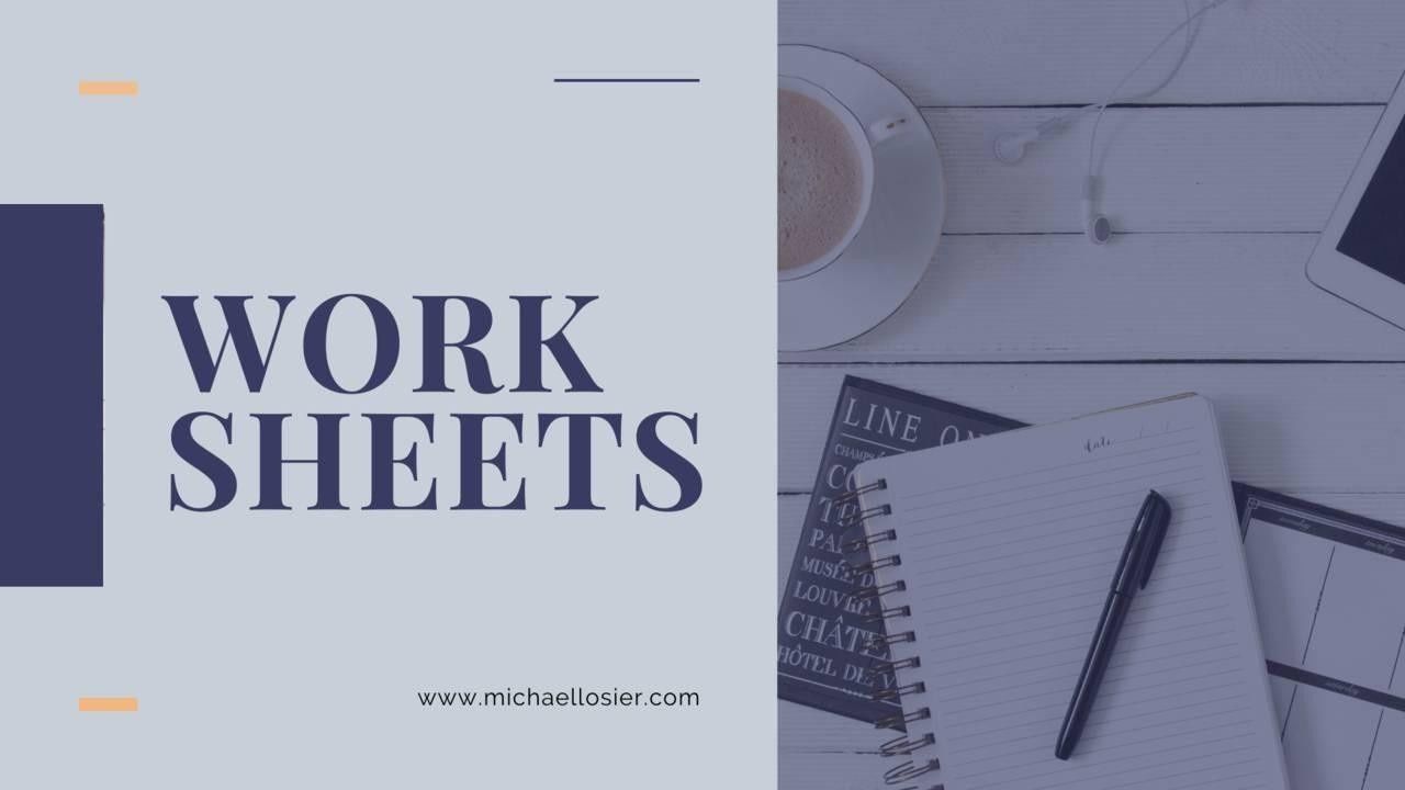 law of attraction worksheet