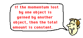 law of conservation of momentum