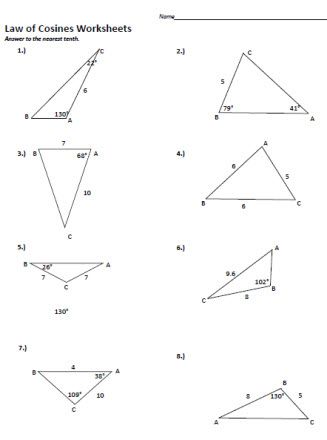 Law of Cosine to Figure Area of a Triangle