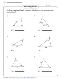 law of sines worksheet