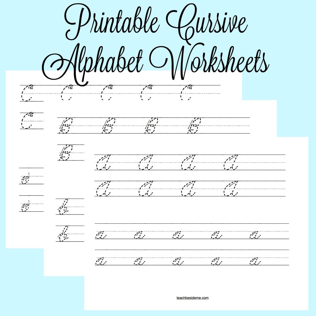 learn to write cursive worksheet