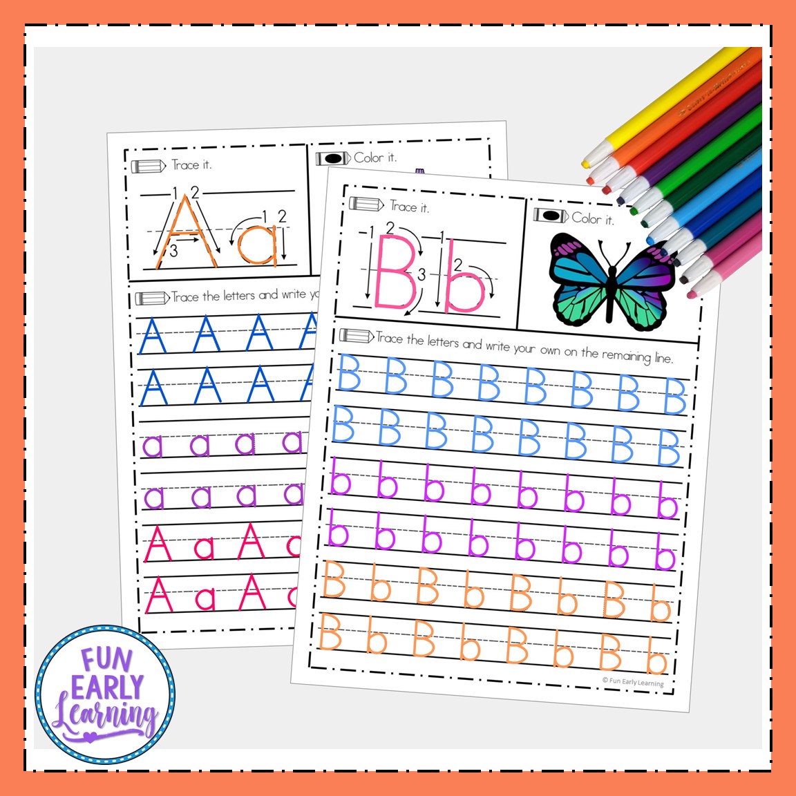 learn your letters worksheet
