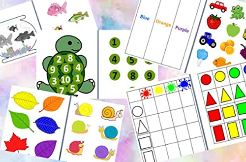 learning colors worksheet for 2 year olds