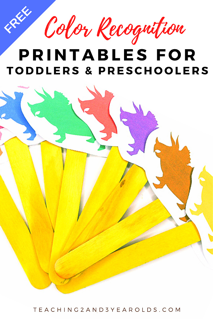learning colors worksheet for 2 year olds