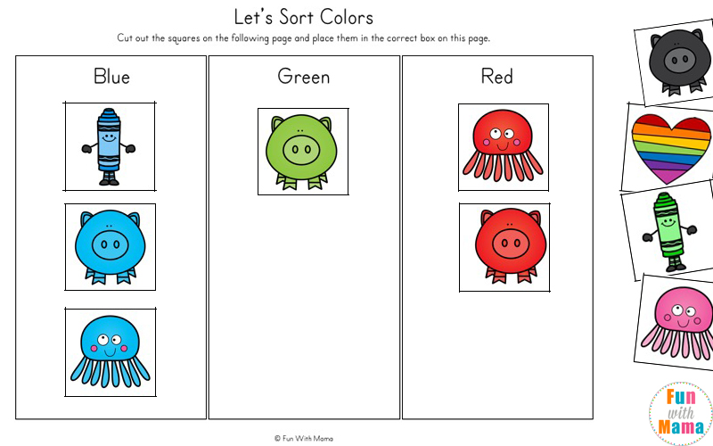 Colors Activity Mini Pack - Fun with Mama