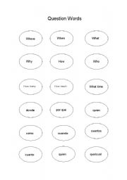 learning english worksheet for spanish speakers
