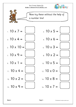 Multiplication - URBrainy.com