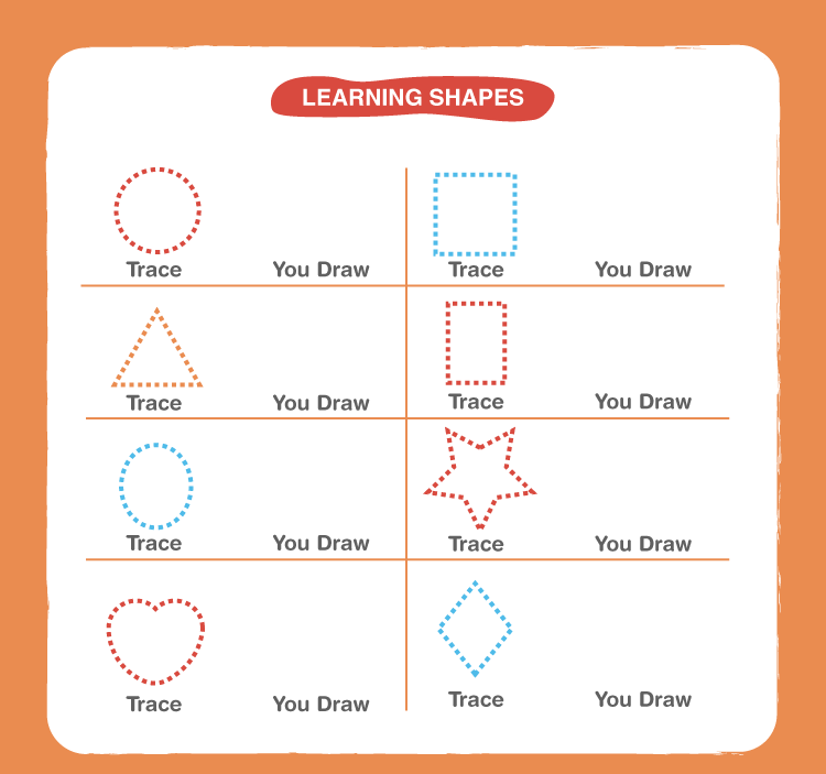 learning shapes worksheet