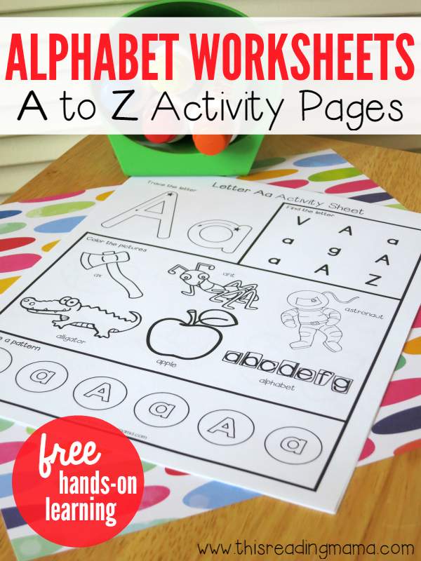 learning to read free worksheet