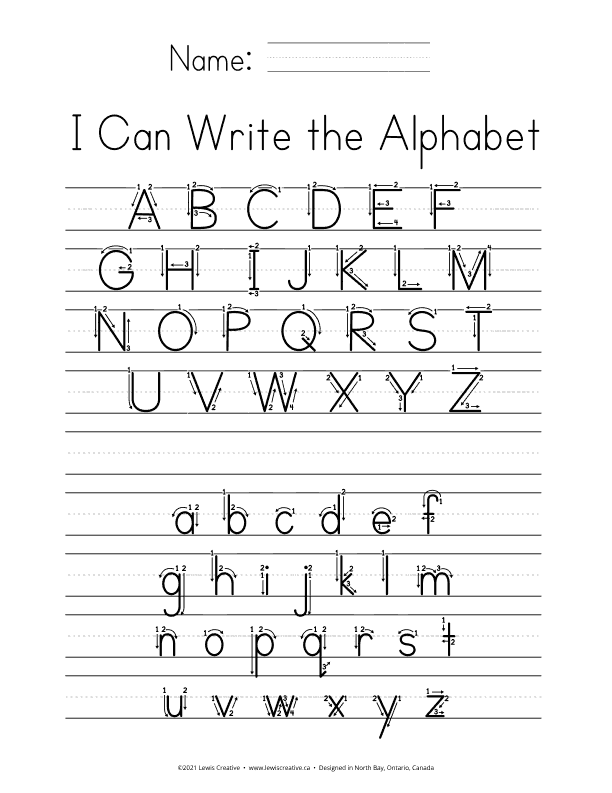 learning to write left handed worksheet